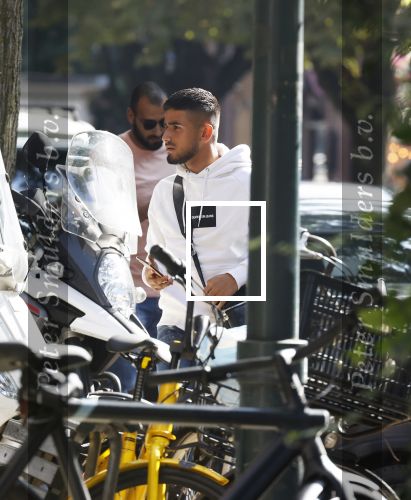 Amsterdam 22 september 2020
Naci Unuvar en zijn manager Mo Salem op de cornelis schuytstraat