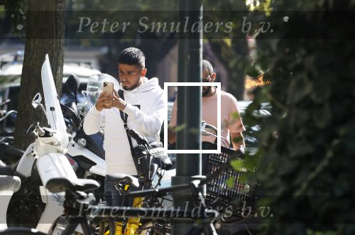 Amsterdam 22 september 2020
Naci Unuvar en zijn manager Mo Salem op de cornelis schuytstraat