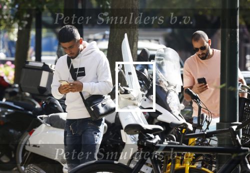 Amsterdam 22 september 2020
Naci Unuvar en zijn manager Mo Salem op de cornelis schuytstraat