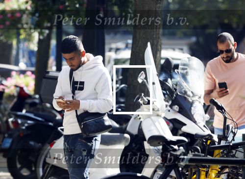 Amsterdam 22 september 2020
Naci Unuvar en zijn manager Mo Salem op de cornelis schuytstraat