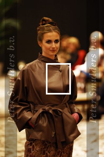 Amsterdam 11 september 2020
Modeshow (coronaproof) van Sheila de Vries in het Hilton Hotel. De dochter van Irene Moors , Rosalie Kroon