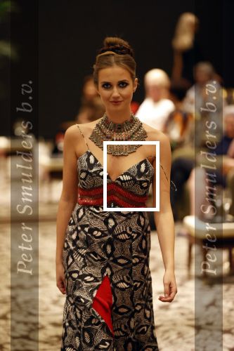 Amsterdam 11 september 2020
Modeshow (coronaproof) van Sheila de Vries in het Hilton Hotel. De dochter van Irene Moors , Rosalie Kroon