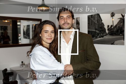 Amsterdam 27 september 2020
Expositie Davide Heijmans . De expositie heet 24/24 San remo en  hangt bij restaurant La Trattoria Di Donna Sofia in de Jordaan. Davide met partner Thierry Baudet
