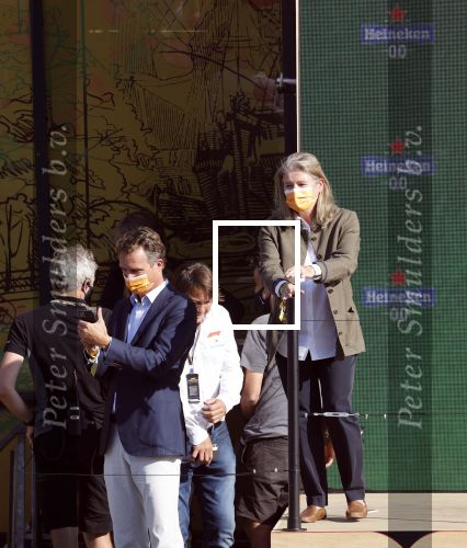 Zandvoort 5 september 2021
Grand Pris F1 op circuit Zandvoort . Aanwezig oa Koning Willem Alexander Koningin Maxima Prinses Amalia en prinses Alexia. Max Verstappen wint de GP Lewis Hamilton is 2e en Valteri Bottas 3e. Charlene de Carvalho Heineken rijkt de prijzen uit