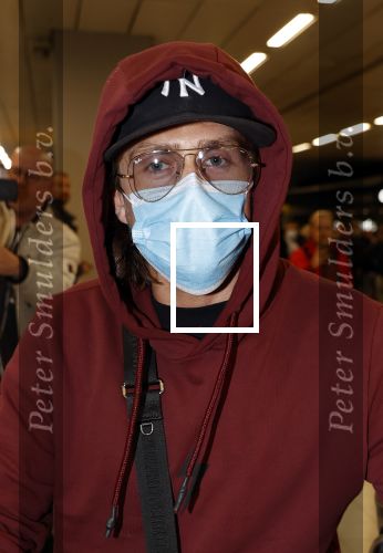 Amsterdam 17 oktober 2021
Andre Hazes en zijn moeder rachel Hazes rriveren op schiphol nadat Andre 4 weken in Spanje is geweest.