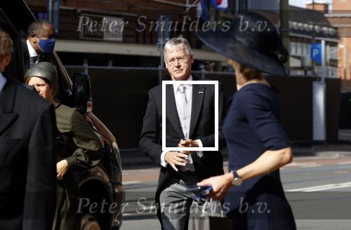 Den Haag 21 september 2021
Prinsjesdag in Den Haag 2021. De troonrede is in de grote kerk. Aanwezig namens de koninklijke familie zijn Koning Willem Alexander en Koningin Maxima Prins Constantijn en Prinses Laurentien. Arie Slob