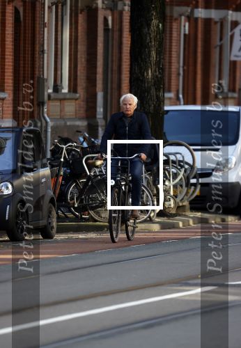 Amsterdam 4 oktober 2021
Bob Sikkes op zijn fiets in Amsterdam zuid.