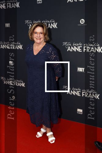 Amsterdam 6 september 2021
Premiere Mijn beste vriendin Anne Frank in Tuschinski. Catharine Keyl met een kennis
