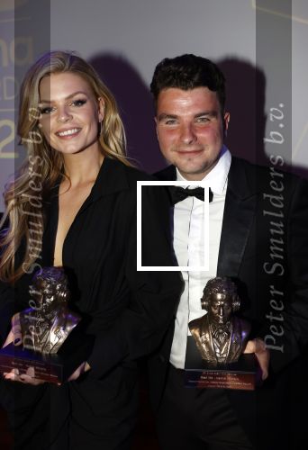 Amsterdam 20 september 2021
Buma awards in Bimhuis in Amsterdam.
Davina Michelle met haar vriend Sebastiaan Brouwer