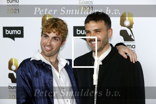 Amsterdam 20 september 2021
Buma awards in Bimhuis in Amsterdam.
Duncan Laurence en zijn vriend Jordan Garfield