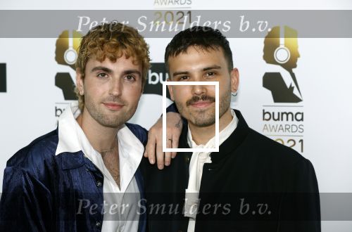 Amsterdam 20 september 2021
Buma awards in Bimhuis in Amsterdam.
Duncan Laurence en zijn vriend Jordan Garfield