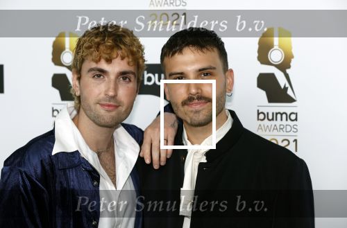Amsterdam 20 september 2021
Buma awards in Bimhuis in Amsterdam.
Duncan Laurence en zijn vriend Jordan Garfield