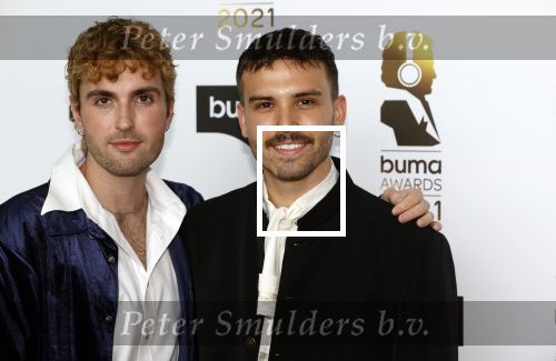 Amsterdam 20 september 2021
Buma awards in Bimhuis in Amsterdam.
Duncan Laurence en zijn vriend Jordan Garfield