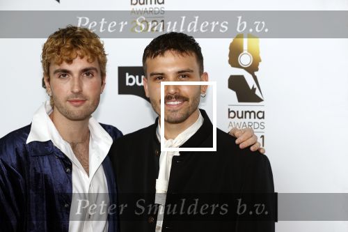 Amsterdam 20 september 2021
Buma awards in Bimhuis in Amsterdam.
Duncan Laurence en zijn vriend Jordan Garfield