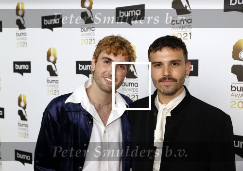 Amsterdam 20 september 2021
Buma awards in Bimhuis in Amsterdam.
Duncan Laurence en zijn vriend Jordan Garfield