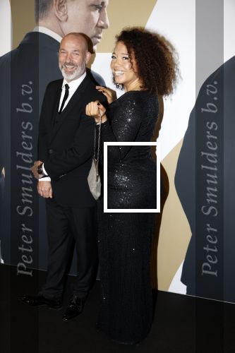 Amsterdam 28 september 2021
Premiere James Bond in Tuschinski. Eddy Zoey met vriendin