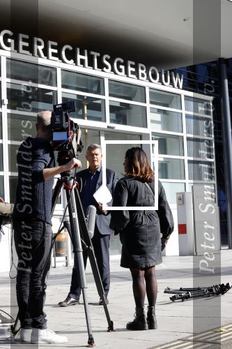 Utrecht 15 oktober 2021
Rechtszaak Emile Ratelband met zijn ex Moon in rechtbank van Utrecht .