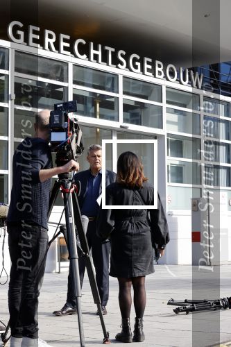 Utrecht 15 oktober 2021
Rechtszaak Emile Ratelband met zijn ex Moon in rechtbank van Utrecht .
