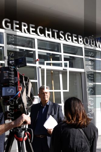 Utrecht 15 oktober 2021
Rechtszaak Emile Ratelband met zijn ex Moon in rechtbank van Utrecht .