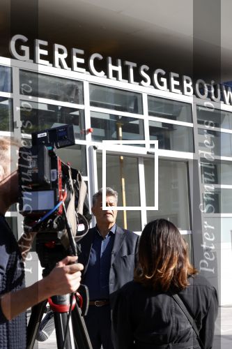 Utrecht 15 oktober 2021
Rechtszaak Emile Ratelband met zijn ex Moon in rechtbank van Utrecht .