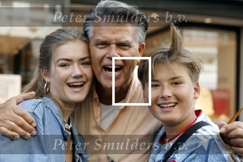 Amsterdam 18 september 2021
Emile Ratelband met zijn kinderen Emilio en Royce op de PC Hooftstraat