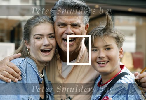 Amsterdam 18 september 2021
Emile Ratelband met zijn kinderen Emilio en Royce op de PC Hooftstraat