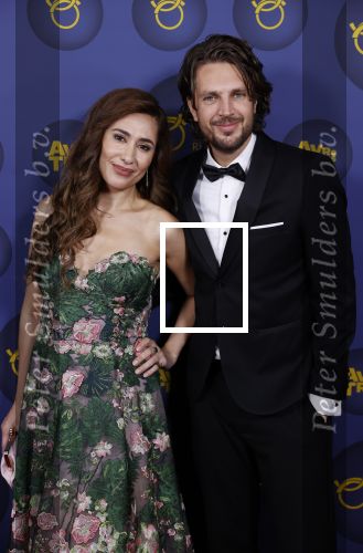 Amsterdam 14 oktober 2021
Televizierring gala in Carre Amsterdam. Fidan Ekiz kwam met collega Renze Klamer