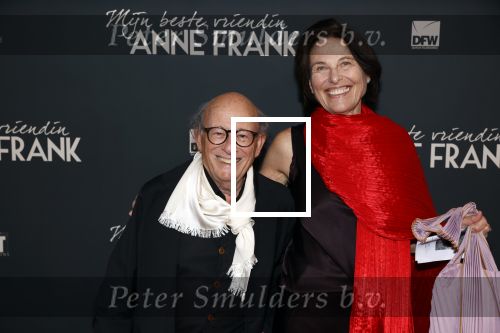 Amsterdam 6 september 2021
Premiere Mijn beste vriendin Anne Frank in Tuschinski.
Frans Weisz met zijn vrouw