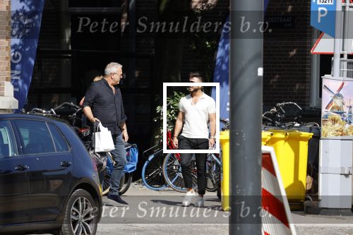 Amsterdam 3 augustus 2021
Gordon met zijn nieuwe vriend Jeffrey de Visser in Amsterdam zuid