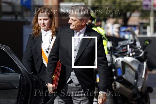 Den Haag 21 september 2021
Prinsjesdag in Den Haag 2021. De troonrede is in de grote kerk. Aanwezig namens de koninklijke familie zijn Koning Willem Alexander en Koningin Maxima Prins Constantijn en Prinses Laurentien.
