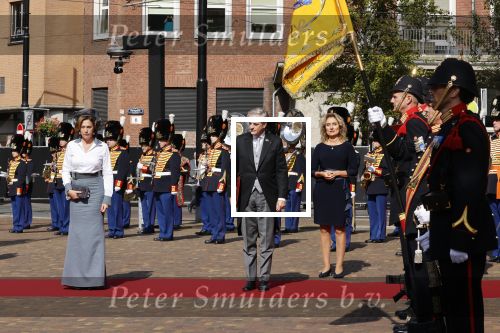 Den Haag 21 september 2021
Prinsjesdag in Den Haag 2021. De troonrede is in de grote kerk. Aanwezig namens de koninklijke familie zijn Koning Willem Alexander en Koningin Maxima Prins Constantijn en Prinses Laurentien. Grootmeesteres Bibi van Zuylen van Nijevelt-den Beer Poortugael en Grootmeester Chris Breedveld