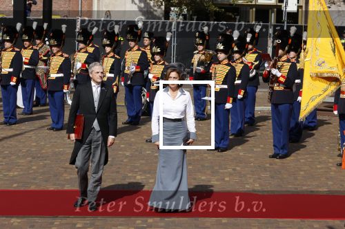 Den Haag 21 september 2021
Prinsjesdag in Den Haag 2021. De troonrede is in de grote kerk. Aanwezig namens de koninklijke familie zijn Koning Willem Alexander en Koningin Maxima Prins Constantijn en Prinses Laurentien. Grootmeesteres Bibi van Zuylen van Nijevelt-den Beer Poortugael en Grootmeester Chris Breedveld