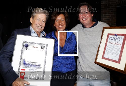 Utrecht 10 oktober 2021
Hans Kazan krijgt de Fred Kaps award.
Zijn vrouw Wendy en zoon Steven Kazan
