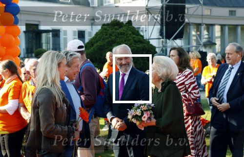 Soestdijk 9 oktober 2021
65 jaar prinses Beatrix spierenfonds op paleis Soestdijk.
Hans kazan kwam met zijn vrouw Wendy en hun dochter Lara met haar vriend .