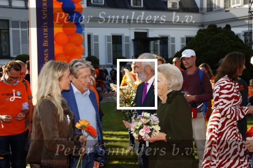 Soestdijk 9 oktober 2021
65 jaar prinses Beatrix spierenfonds op paleis Soestdijk.
Hans kazan kwam met zijn vrouw Wendy en hun dochter Lara met haar vriend .
