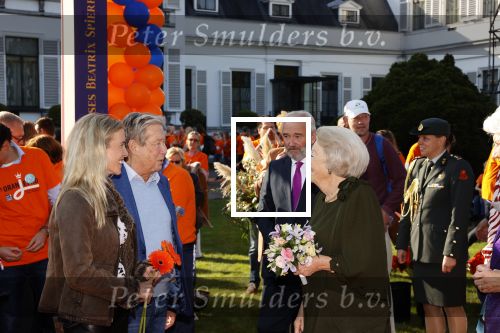 Soestdijk 9 oktober 2021
65 jaar prinses Beatrix spierenfonds op paleis Soestdijk.
Hans kazan kwam met zijn vrouw Wendy en hun dochter Lara met haar vriend .