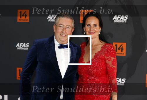 Leusden 25 september 2021
Premiere Nummer 14 ( Johan Cruijff ) in het AFAS Theater. Herman Zondag met zijn vrouw