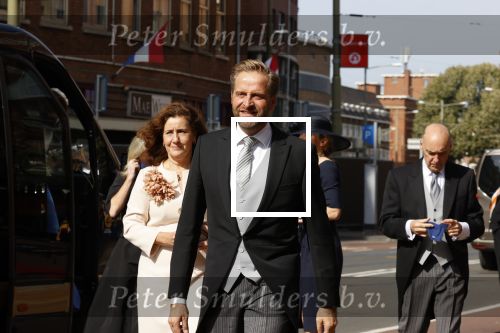 Den Haag 21 september 2021
Prinsjesdag in Den Haag 2021. De troonrede is in de grote kerk. Aanwezig namens de koninklijke familie zijn Koning Willem Alexander en Koningin Maxima Prins Constantijn en Prinses Laurentien. Hugo de Jonge