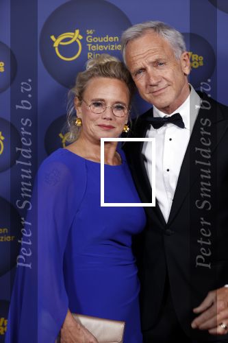 Amsterdam 14 oktober 2021
Televizierring gala in Carre Amsterdam. Jaap Jongbloed met zijn vrouw