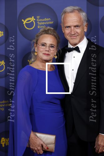 Amsterdam 14 oktober 2021
Televizierring gala in Carre Amsterdam. Jaap Jongbloed met zijn vrouw