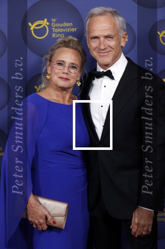 Amsterdam 14 oktober 2021
Televizierring gala in Carre Amsterdam. Jaap Jongbloed met zijn vrouw