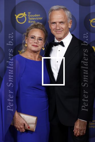 Amsterdam 14 oktober 2021
Televizierring gala in Carre Amsterdam. Jaap Jongbloed met zijn vrouw