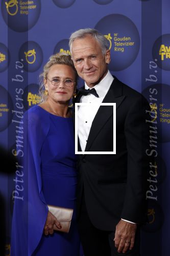 Amsterdam 14 oktober 2021
Televizierring gala in Carre Amsterdam. Jaap Jongbloed met zijn vrouw