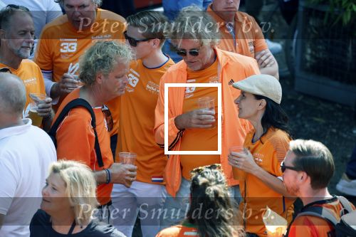 Zandvoort 5 september 2021
Jeroen pauw met zijn vriendin Zoe bij de Grand Prix F1 in Zandvoort