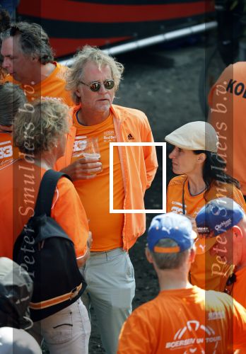 Zandvoort 5 september 2021
Jeroen pauw met zijn vriendin Zoe bij de Grand Prix F1 in Zandvoort