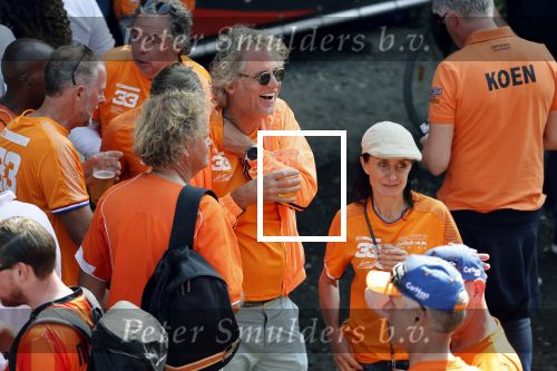 Zandvoort 5 september 2021
Jeroen pauw met zijn vriendin Zoe bij de Grand Prix F1 in Zandvoort