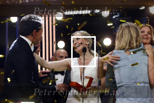 Amsterdam 14 oktober 2021
Televizierring gala in Carre Amsterdam.. De winnaar is Jessica Villerius met de kinderen van Ruinerwold