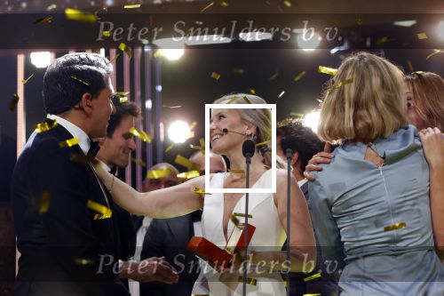 Amsterdam 14 oktober 2021
Televizierring gala in Carre Amsterdam.. De winnaar is Jessica Villerius met de kinderen van Ruinerwold