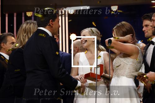 Amsterdam 14 oktober 2021
Televizierring gala in Carre Amsterdam.. De winnaar is Jessica Villerius met de kinderen van Ruinerwold