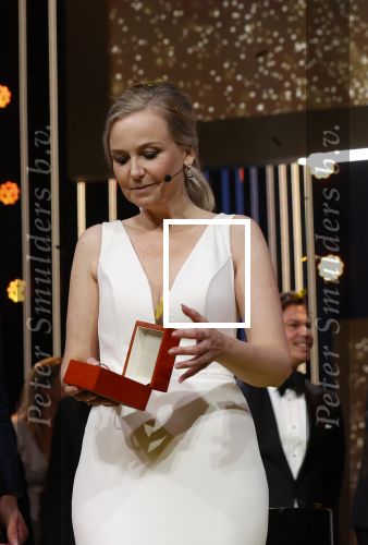 Amsterdam 14 oktober 2021
Televizierring gala in Carre Amsterdam.. De winnaar is Jessica Villerius met de kinderen van Ruinerwold